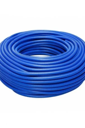 Compra Oggi Stesso Tubo Corrugato Diametro 25MM Azzurro Senza Tirafilo Euronorm