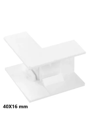 Super Prezzo Angolo Interno Per 2 Canaline Passacavi 40X16 In Plastica Bianco ART.56240162 ELMARK