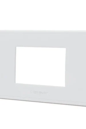 Compra Oggi Stesso Placca 3 Moduli Bianca In Plastica Compatibile Bticino Living Light