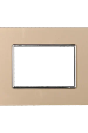 Consegna Rapida Placca in Vetro Oro 3 - 4 - 6 Posti Compatibile Axolute