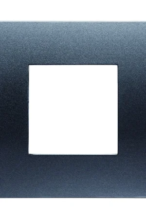 Spedizione Gratuita Placca in Plastica Acciaio Scuro Compatibile Vimar Ark&egrave; 2 - 3 - 4 - 7 Posti