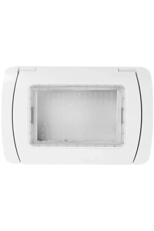 Subito Disponibile Placca Idrobox 3 Moduli Bianca IP55 Compatibile Bticino Living Light