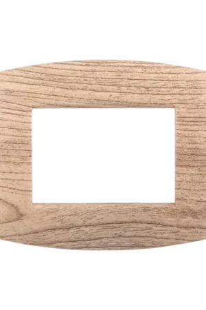 Subito Disponibile Placca in Plastica Legno Chiaro Compatibile Bticino Living Light 3 - 4 - 7 Posti