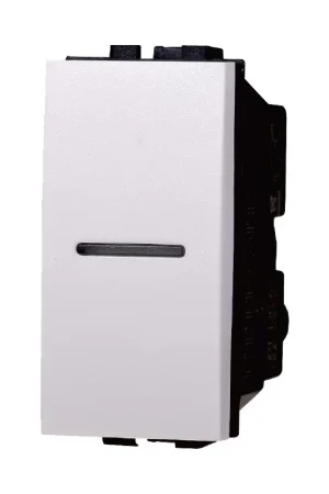 Spedizione Espresso Pulsante 1P Assiale Compatibile Bticino Living Light LB0601