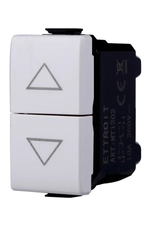 Spedizione Gratuita Doppio Pulsante Interbloccato Compatibile Bticino Matix Ettroit