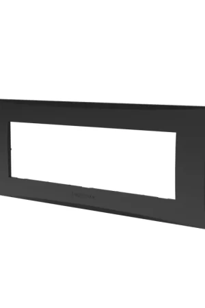 Super Prezzo Placca 7 Moduli Testa Di Moro In Plastica Compatibile Vimar Plana