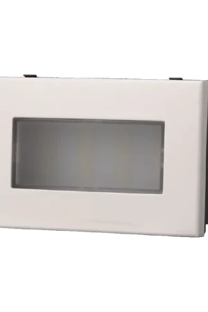Ultima Occasione Segnapasso Led 3 Moduli 2,4W da Incasso Per Scatola 503 Bianco IP20 3000K compatibile BTicino Axolute