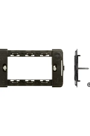 Supporto 3 Posti Feb Serie TL Compatibili Bticino Living Classic Spedizione Espresso