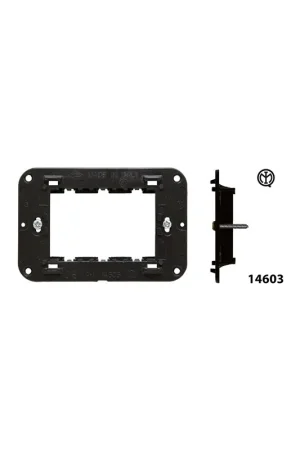 Supporto 3 Moduli Serie Flexy Feb Elettrica Offerta Lampo