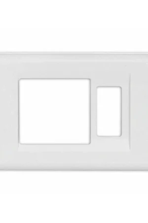 Affare Placca 2 Posti Serie Click Compatibile Magic Bticino Bianca