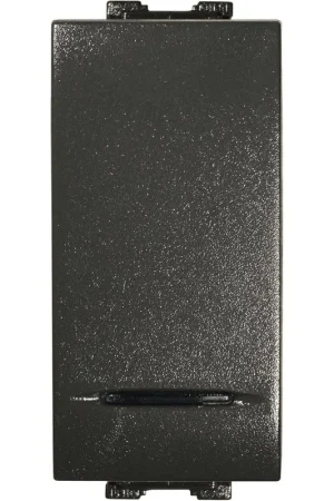 A Buon Prezzo Deviatore Unipolare Illuminabile 16A Nero Serie Flexy Feb Elettrica