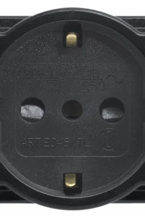 Spedizione Espresso Presa Unel Schuko Feb Serie TL Compatibili Bticino Living Classic