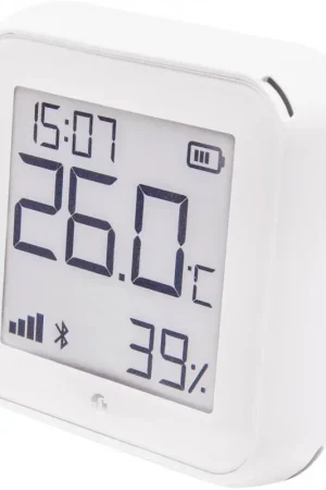 Spedizione Gratuita Shelly Sensore Temperatura & Umidit&agrave; Wi-Fi + Bluetooth con display Gen3 Bianco