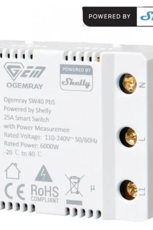 Affare Shelly Ogemray Smart Relay 25A - Rel&egrave; intelligente Ogemray 25A + PM