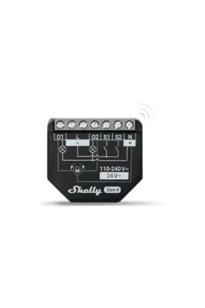 Spedizione Gratuita Shelly Plus 2PM Gen4 - Smart Relay Tapparelle 16A AC/DC WiFi/BT/Matter/Zigbe +PM