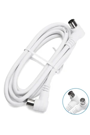 Super Prezzo Cavo TV Per Antenna Maschio/Femmina 1,5mt Bianco Aigostar