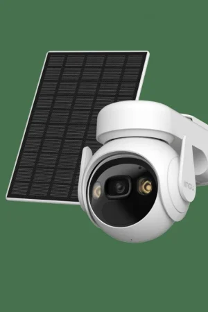 Imou Telecamera Cell PT LITE Kit PTZ Wi-Fi 2K 3MP 2.8mm IR Batteria + Solare Professionale