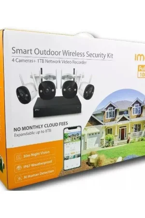 Reso Gratuito Imou KITVideoregistratore di rete a 4 CH NVR 1080p Wireless+4Telecamere+HD 1TB
