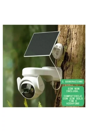 Subito Disponibile Imou Kit Telecamera Cell PT 4G 1Gen a Batteria 2K 3Mp OUTDOOR 360°