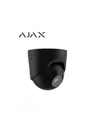 Ajax Telecamera Dome IP PoE (TurretCam) (5 Mp/2.8 mm) nero Spedizione Gratuita