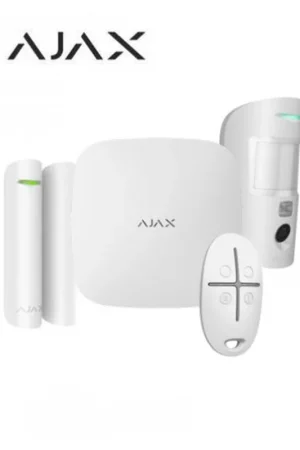 Ajax StarterKit Cam Plus HDR Bianco Wi-Fi / 4G / Ethernet Professionale