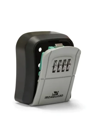 Vendita Finale Cassetta Cassaforte di Sicurezza per Chiavi Modello Base Nero Grigio