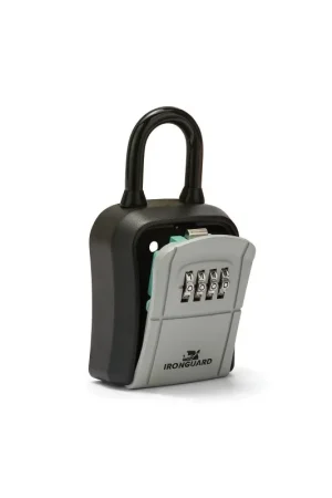 Cassetta Cassaforte di Sicurezza per Chiavi Modello Base Nero Grigio Con Lucchetto Acquista Ora