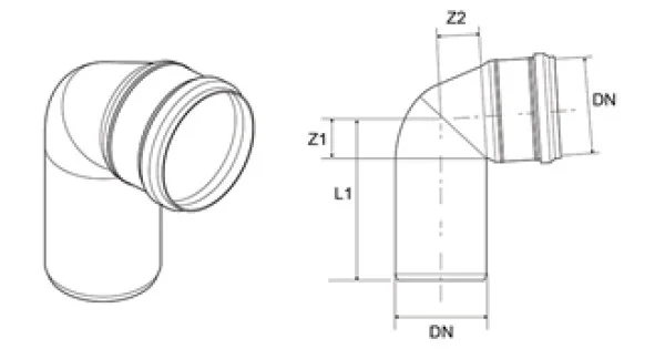 CURVA X SCARICO D.32 87 GRADI Acquista Ora