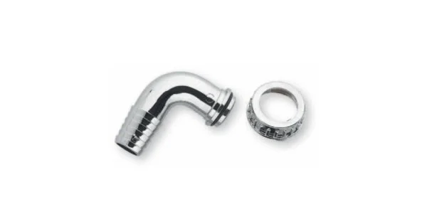 CURVA X ATTACO LAVATRICE CPL CROMATA Spedito Oggi