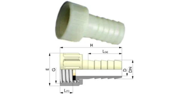 PORTAGOMMA C/GHIERA 1"X25 Scelto Dai Clienti