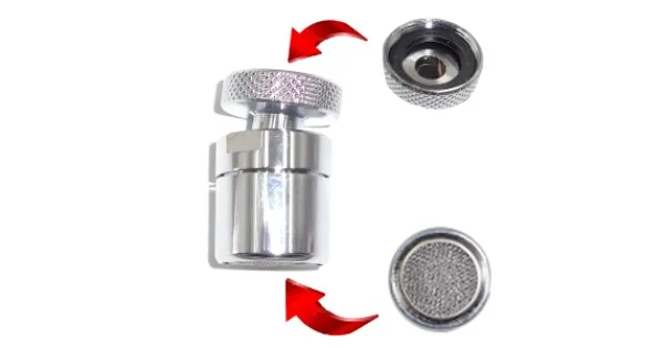 Sconto AERATORE A SNODO FEMMINA 22X1 CROMATO