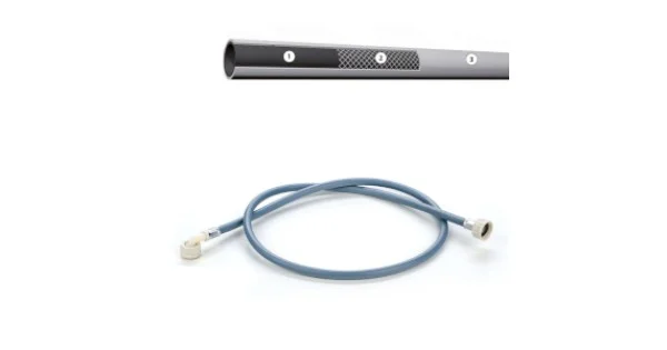 TUBO CARICO LAVATRICE C/CURVA F-F 3/4" CM.250 Scelto Dai Clienti