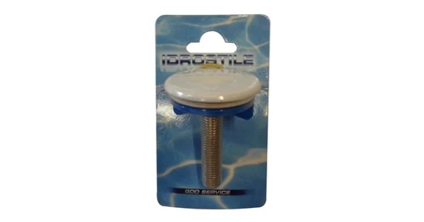 TAPPO COPRIFORO STANDARD MM.50 OTTONE BIANCO BLISTER Consegna Rapida