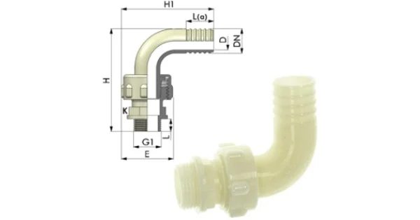 Miglior Prezzo RACCORDO 3 PZ. CURVO 1"1/4X40
