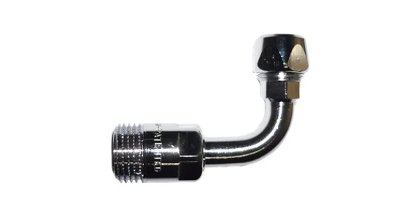 Soddisfatti O Rimborsati CURVETTA 90 GRADI C/ESAGONO GIREVOLE 1/2X10OTTONE CROMATO