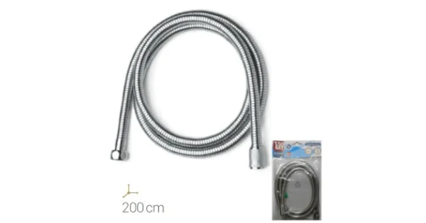 Affare FLESSIBILE DOCCIA CROMATO ECOFLEX CM.200 (DOPPIA AGGRAFFATURA)