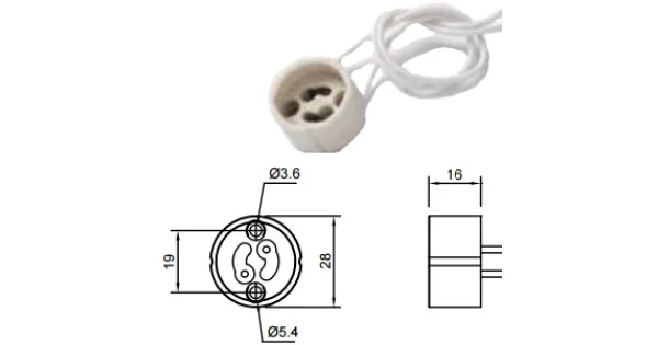 Spedizione Espresso PORTALAMPADE ATTACCO GU10 X ALOGENE