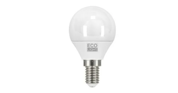Super Prezzo LAMPADINA MINI GLOBO A LED ECOLIGHT 3W E14 250 LUMEN 3000K