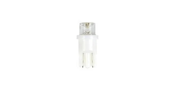 Ultime Pezzi LAMPADA COLOR LED WIDE WHITE 2 LUMEN 12V T10 PZ.2 58146