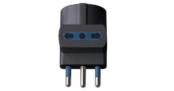 Spedizione Gratuita ADATTATORE TRIPLO 16A + 2 PRESE BIPASSO 10/16A + SCHUKO NERA ART.60020