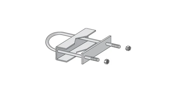 Super Prezzo ZANCA DA RINGHIERA X PALI MM.25-40 ACCIAIO ZINCATO