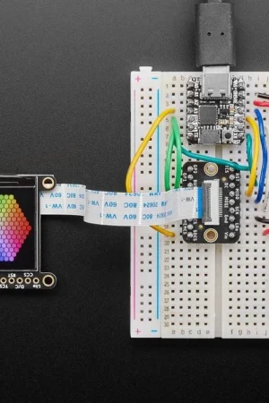 Spedizione Gratuita Display LCD TFT grandangolare Adafruit da 1,3" 240x240 con MicroSD
