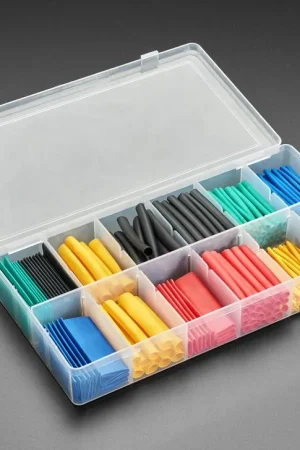 Adafruit Kit di confezioni termoretraibili multicolore pretagliate - 280 pezzi Spedizione Espresso