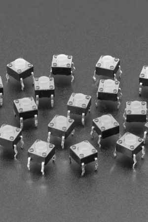 Adafruit Pulsanti morbidi in silicone da 6 mm (confezione da 20) Ultime Pezzi