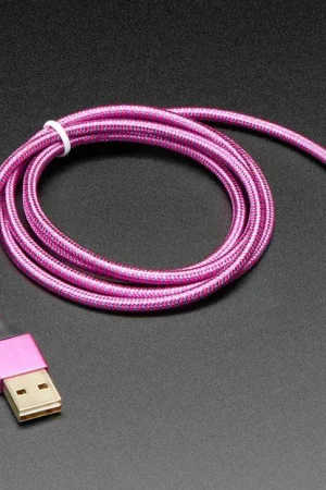 Adafruit Cavo USB A a micro B rosa/viola completamente reversibile - lungo 1 m Spedizione Espresso