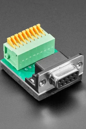 Adafruit Adattatore da presa femmina DE-9 (DB-9) a blocco terminale a molla Vendita Finale