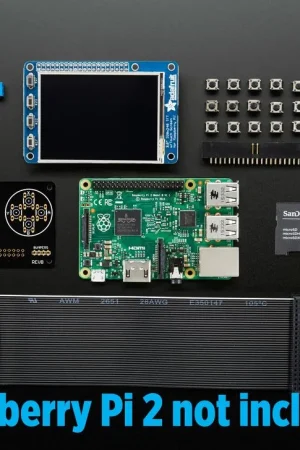 Adafruit PiGRRL 2.0 Kit Pack: costruisci il tuo emulatore di gioco Pi! Spedizione Espresso