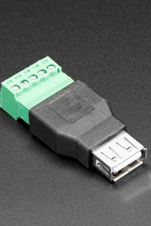 Adafruit Presa USB -A femmina a morsettiera a 5 pin Saldi