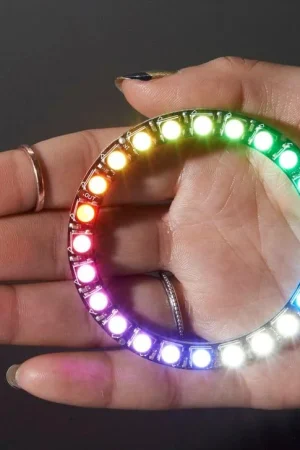 Adafruit NeoPixel Ring - 24 x 5050 LED RGBW con driver integrati Compra Oggi Stesso