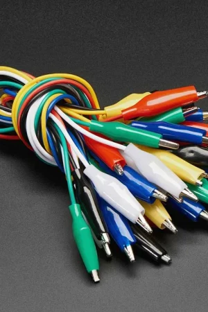 Adafruit Piccolo cavo di prova con morsetto a coccodrillo (set da 18) Offerta